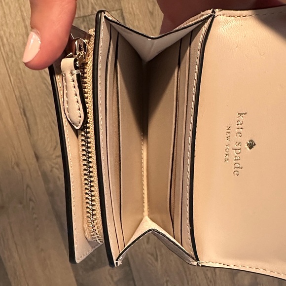 Kate Spade Black Leather Card Holder / Wallet - Picture 6 of 9